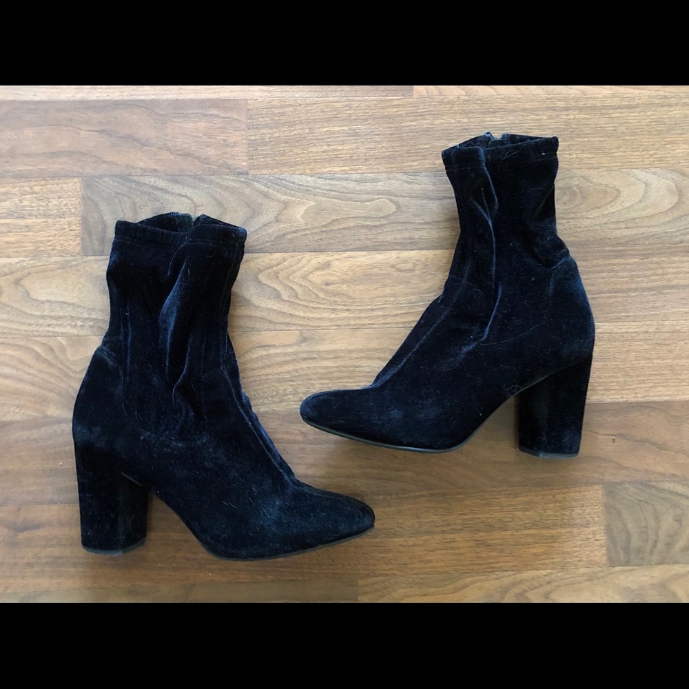 kenneth cole velvet boots